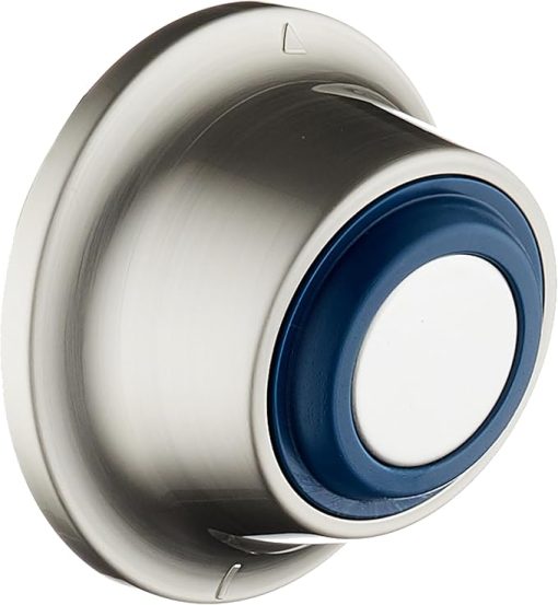 Magnetic Docking Go-Anywhere Wall Bracket for Magneton Hand Shower & Combo Systems - Instant & Secure Tool Free Mount on Any Bath Tile, Tub, Glass Door Surface - Top American Brand - Nickel Finish
