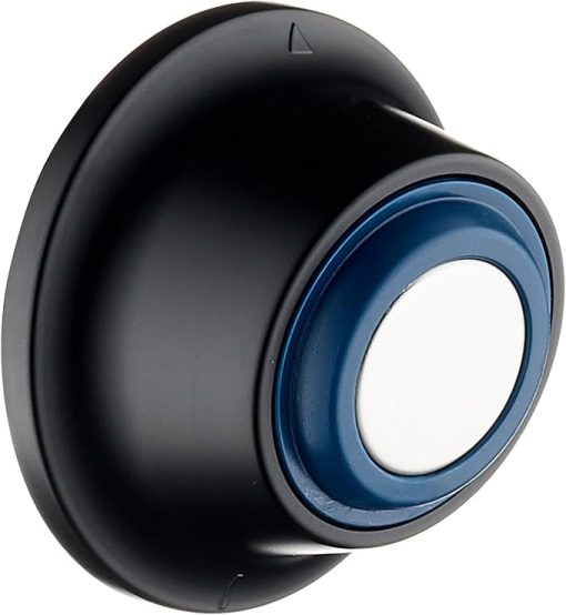 Magnetic Docking Go-Anywhere Wall Bracket for Magneton Hand Shower & Combo Systems - Instant & Secure Tool Free Mount on Any Bath Tile, Tub, Glass Door Surface - Top American Brand - Matte Black