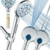 Skin & Hair – World’s Most Advanced Shower Filter for Hand Showers with ON/OFF Filtration Modes, Instant Cartridge Reload, Built-in Bracket & Stay-Clean Enriched KDF Cartridge/Satin Nickel 4